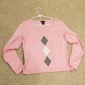 New York and Company argyle sweater